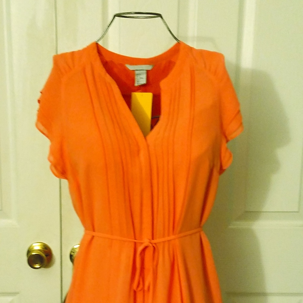 H&M Orange Dress size 8